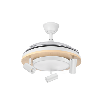 Ventilador de techo con luz LED regulable ideal para el comedor