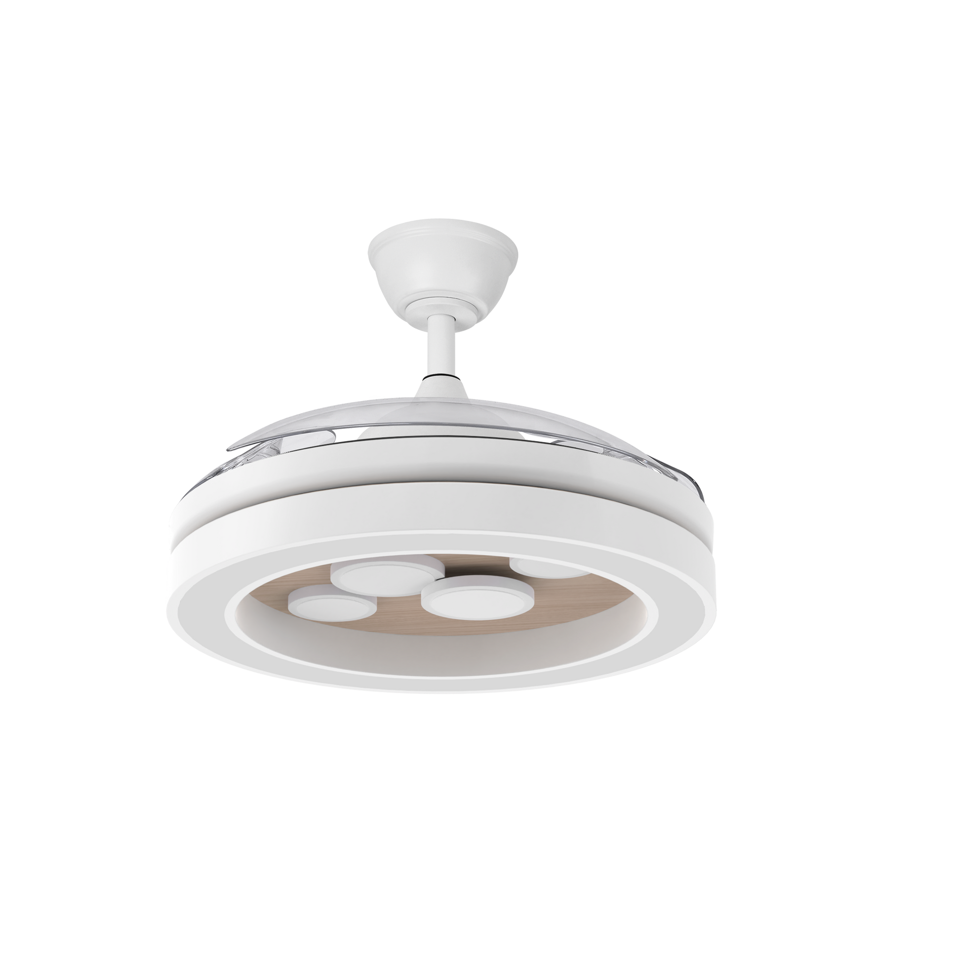 Ventilador de techo silencioso con luz LED regulable ideal para el descanso