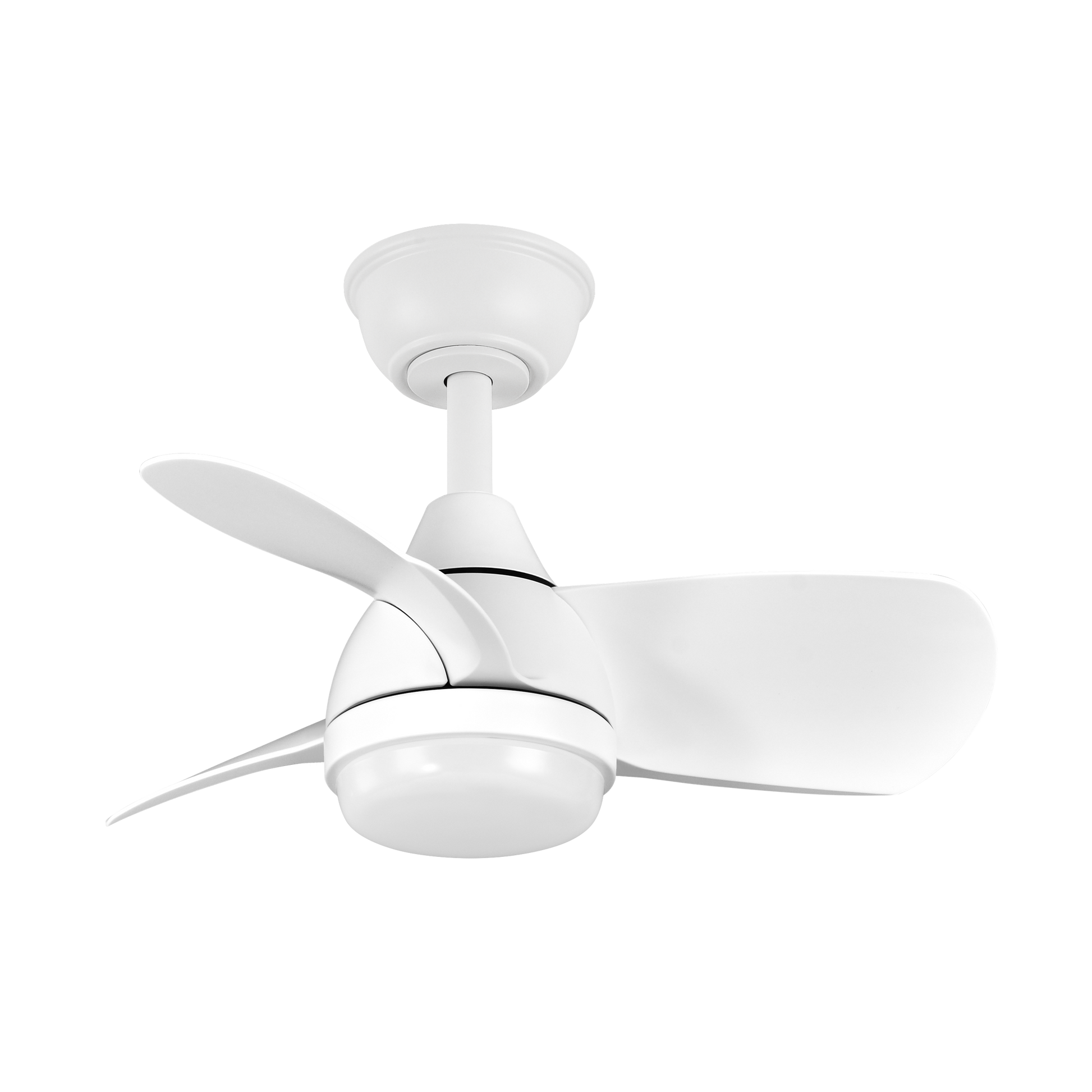 Ventilador techo con luz LED 2400 lúmenes ideal para dormitorios y habitaciones juveniles - Fabrilamp