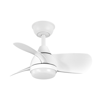 Ventilador techo con luz LED 2400 lúmenes ideal para dormitorios y habitaciones juveniles - Fabrilamp