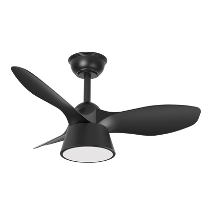 Ventilador de techo LED con Motor DC para un bajo consumo y confort.