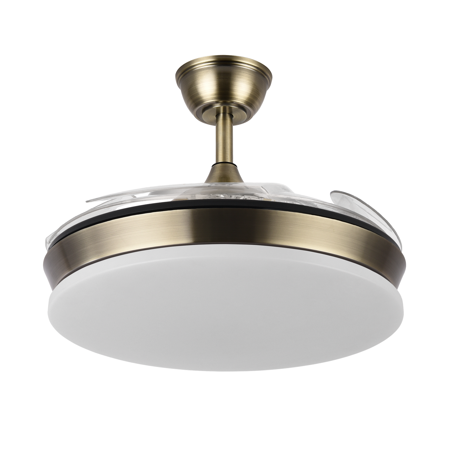 Ventilador de techo con aspas plegables ideal para interior