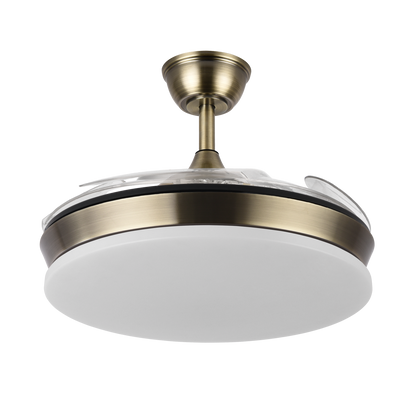 Ventilador de techo con aspas plegables ideal para interior