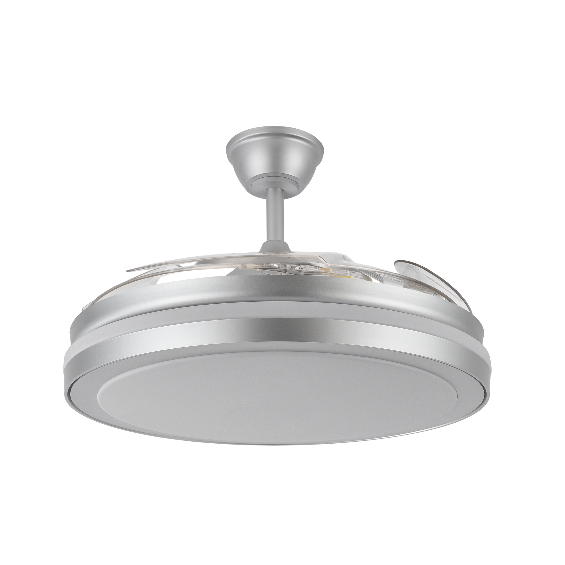 Elegante ventilador de techo con luz LED ideal para salón