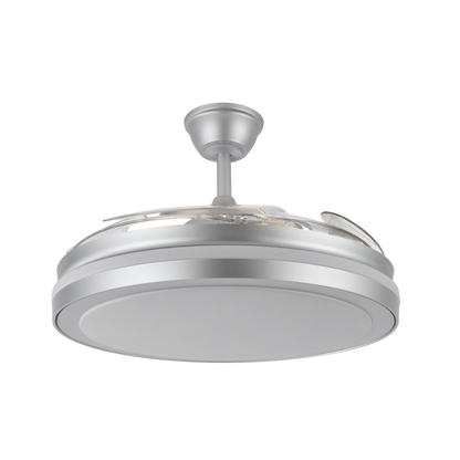 Elegante ventilador de techo con luz LED ideal para salón