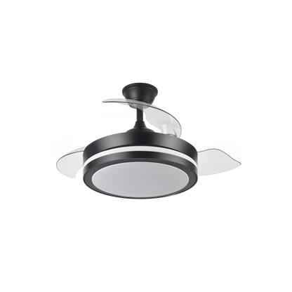 Moderno ventilador de techo con luz LED, perfecto para cualquier estancia