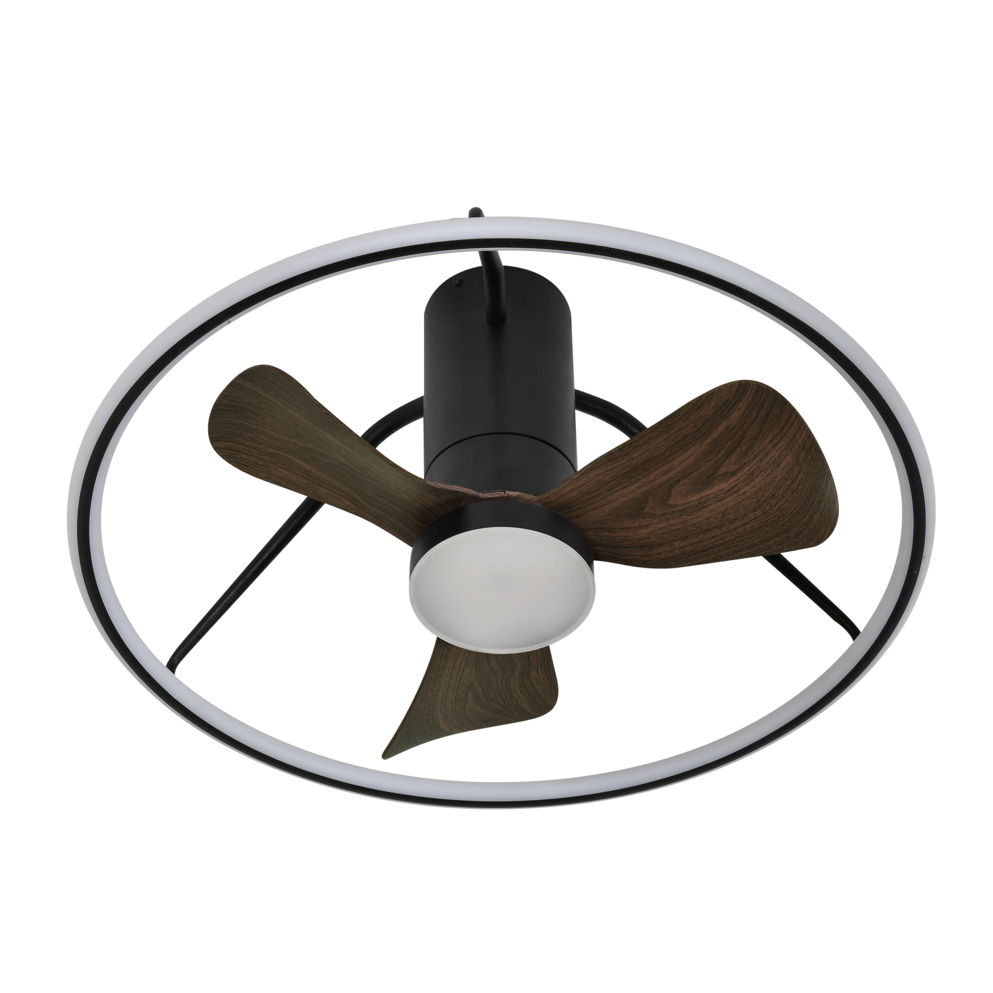 Ventilador de techo con luz LED integrada, perfecto para interior