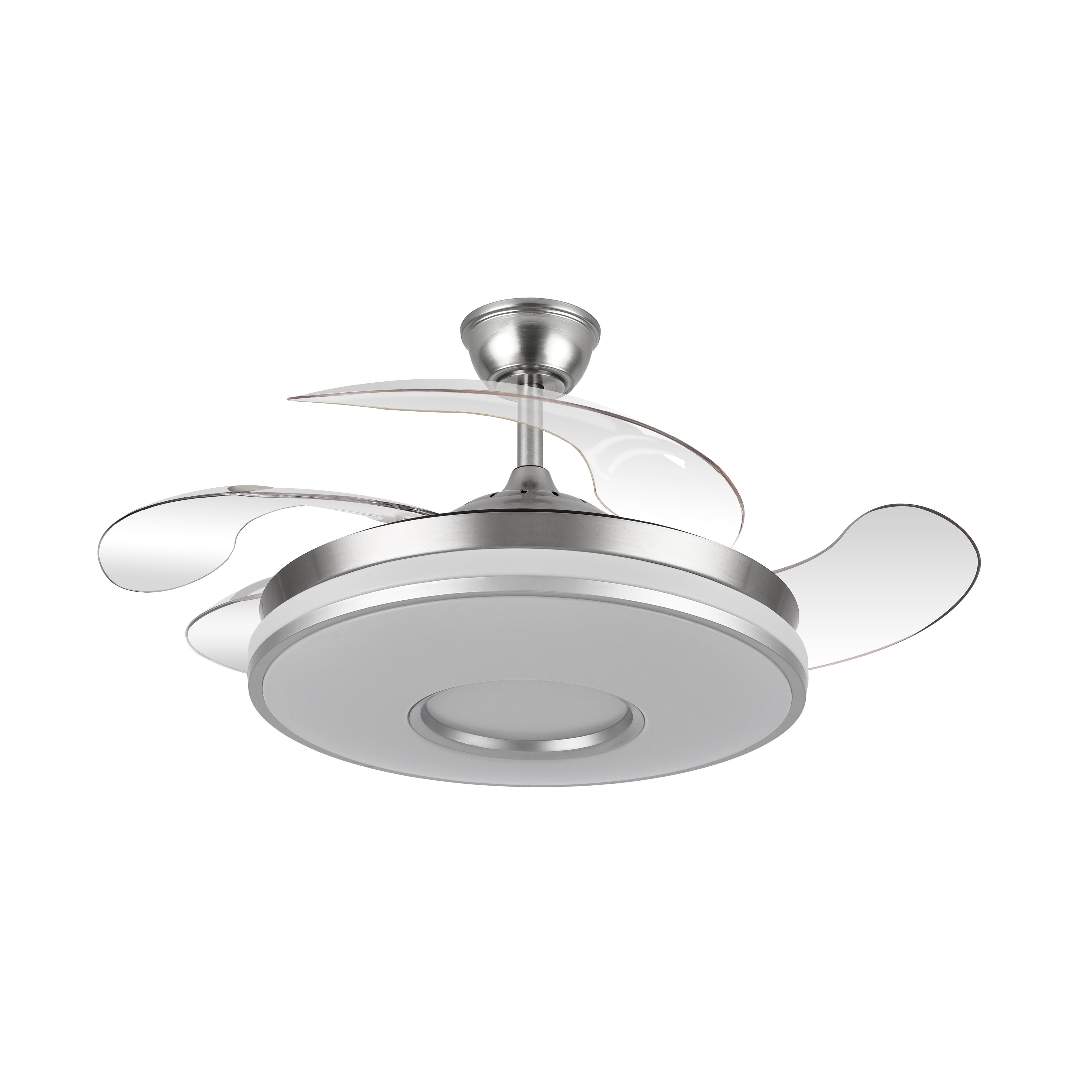 Ventilador de techo moderno con luz LED regulable Fabrilamp / Abrila