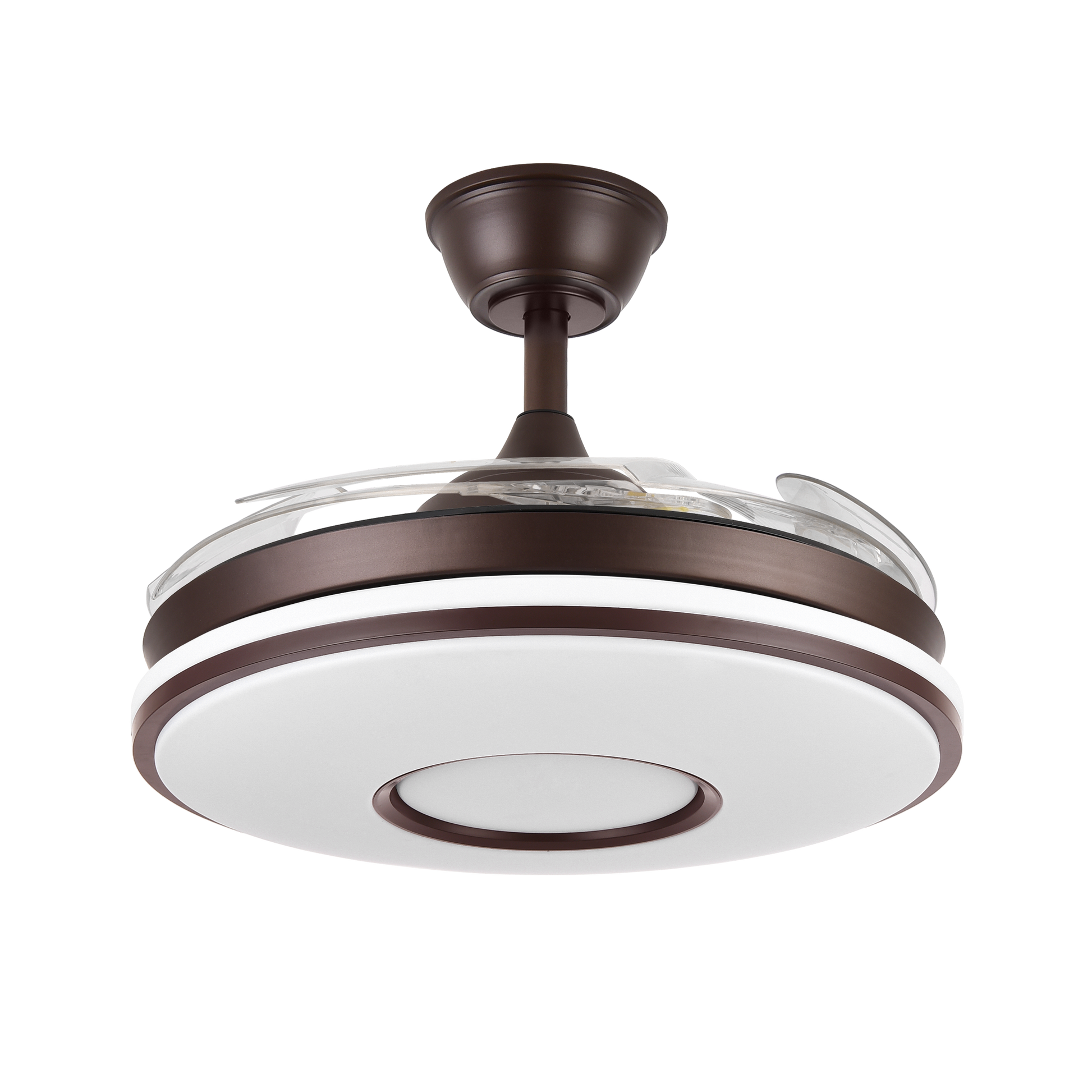 Ventilador de techo con mando a distancia y temporizador, perfecto para interior