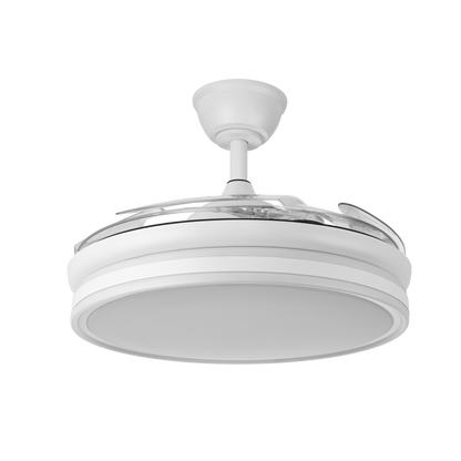 Ventilador de techo con luz regulable, perfecto para el hogar