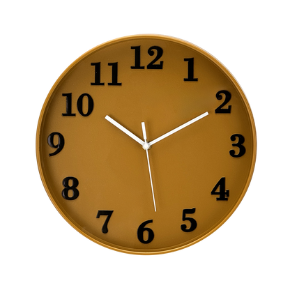 Reloj de pared con movimiento continuo de cuarzo