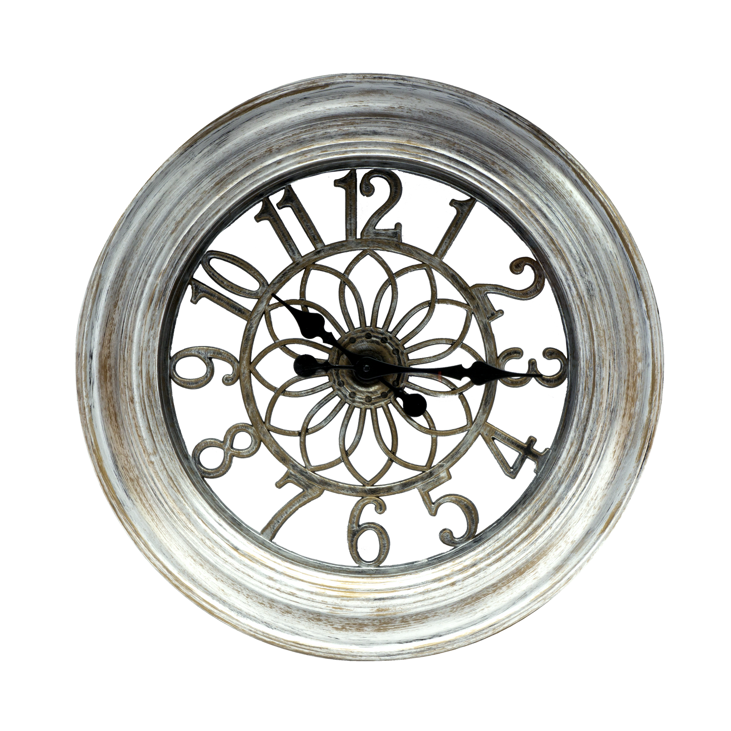 Original reloj de pared plateado ideal para la oficina