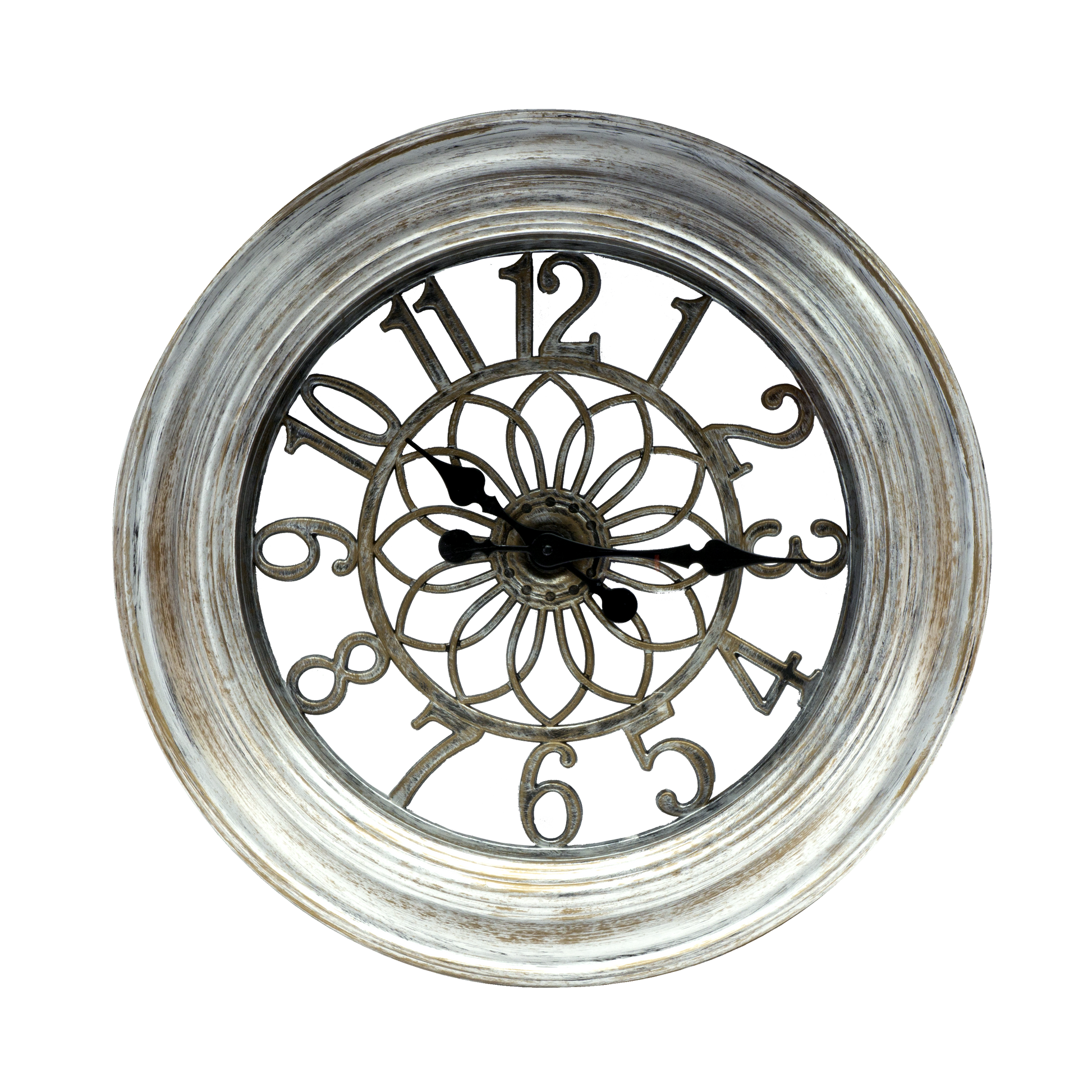 Original reloj de pared plateado ideal para la oficina