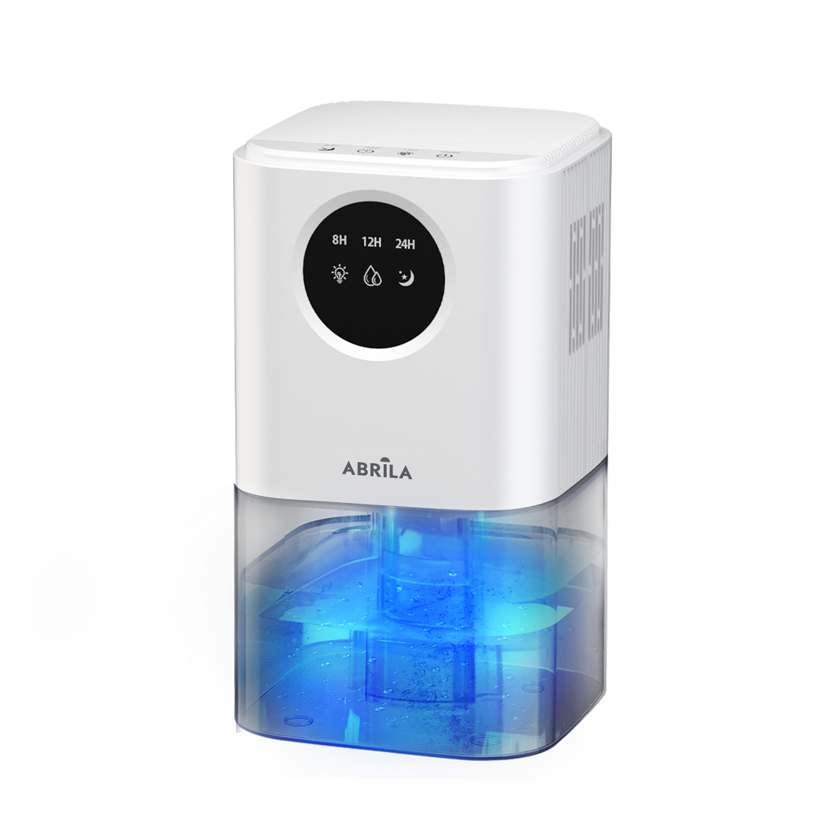 Deshumidificador con luz RGB, temporizador y sistema anticongelación para el hogar