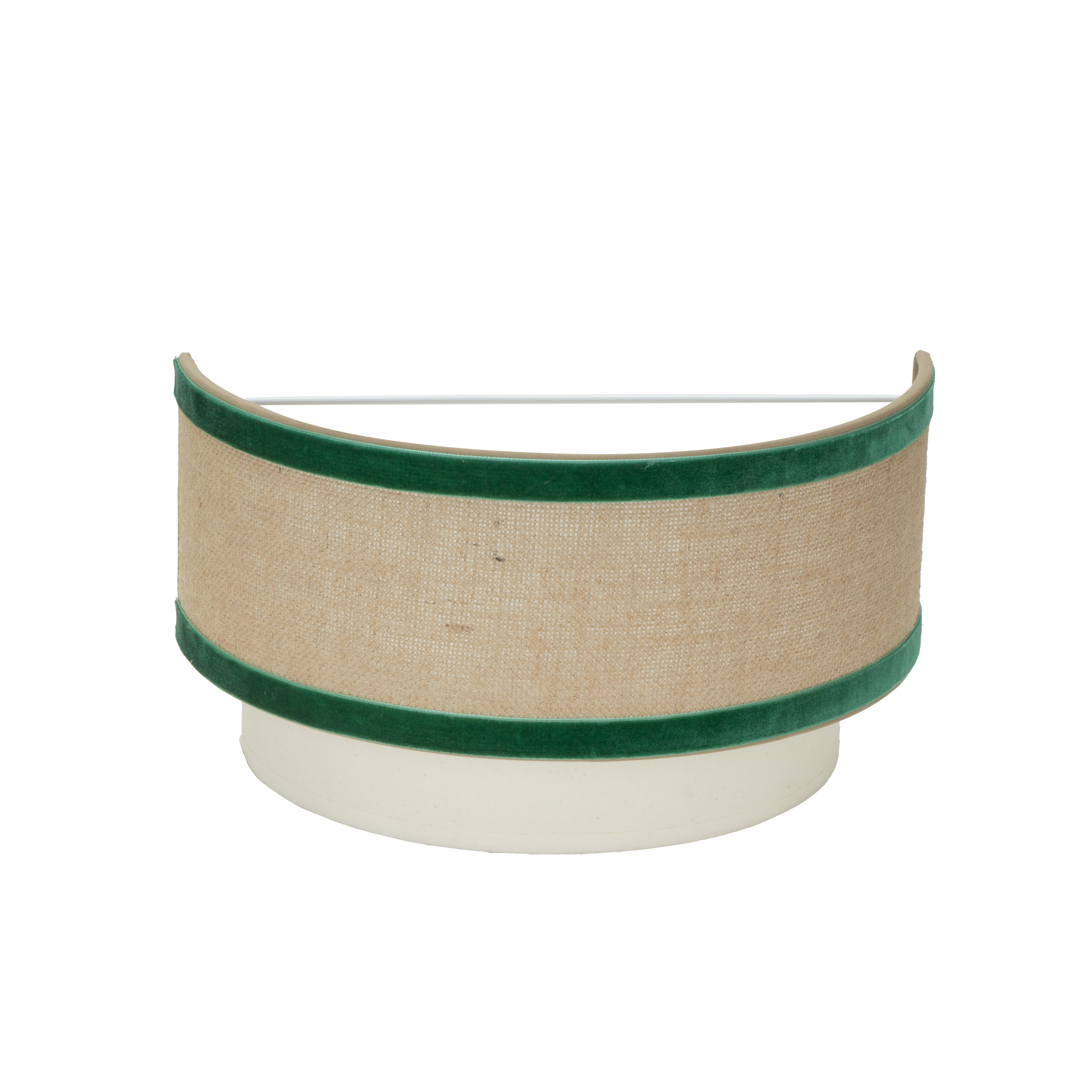 Aplique textil con casquillo E27 para luz difusa y ambiente acogedor