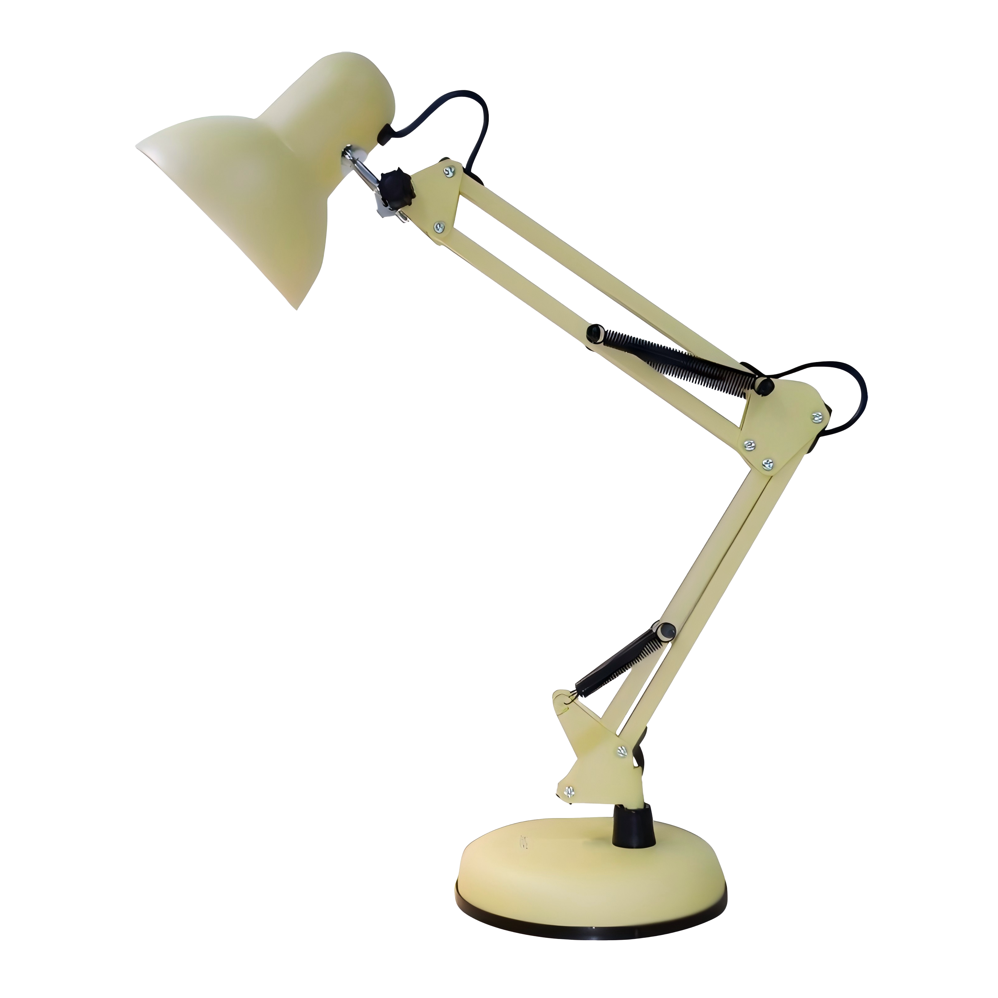 Flexo Viar fabricado en metal color amarillo, estilo rústico-vintage