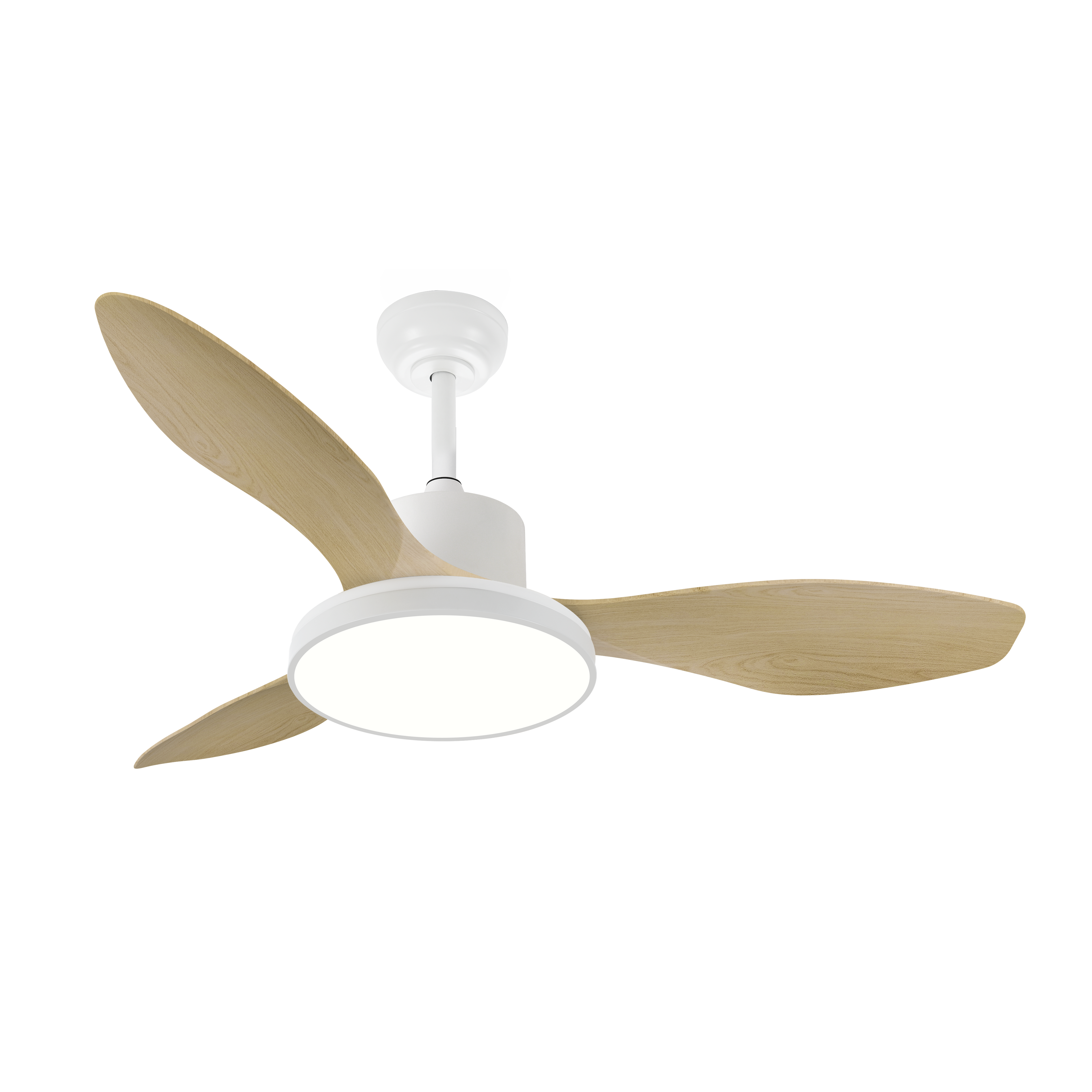 Ventilador de techo moderno con luz RGB y control de 6 velocidades