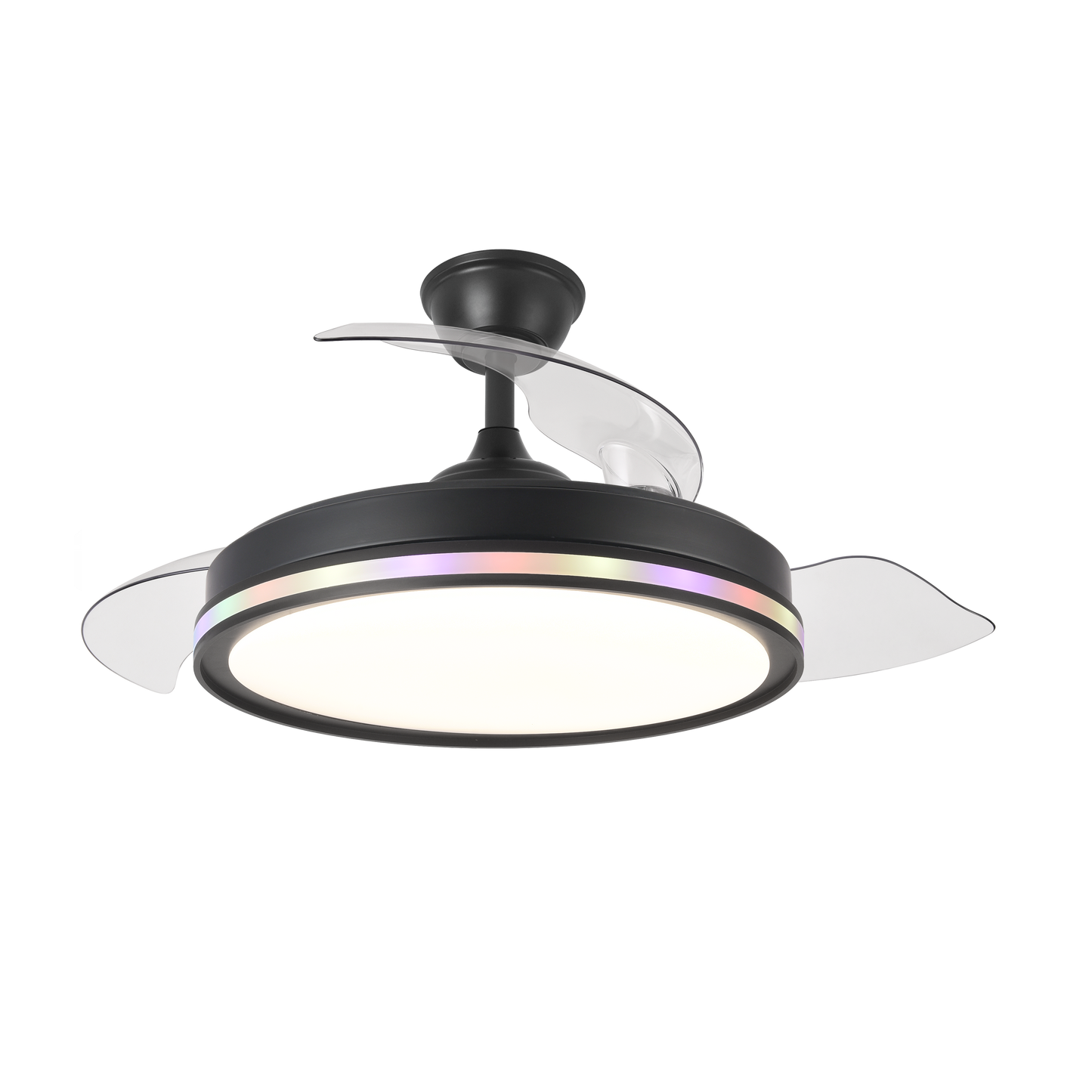 Ventilador de techo moderno con luz LED regulable