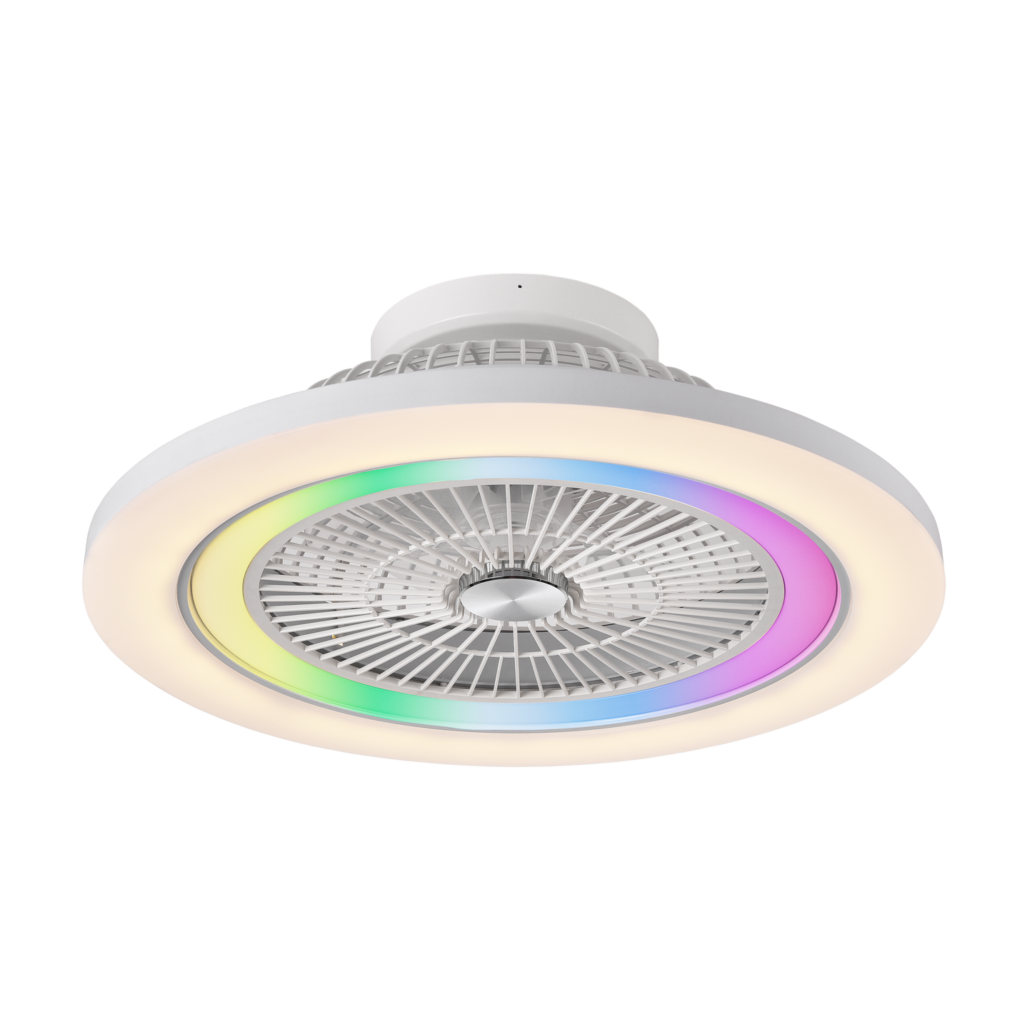 Ventilador con luz regulable en intensidad y temperatura