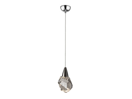 Lámpara Colgante LED Aquaria 4W Cromo y Cristal Schuller - vista principal | Schuller