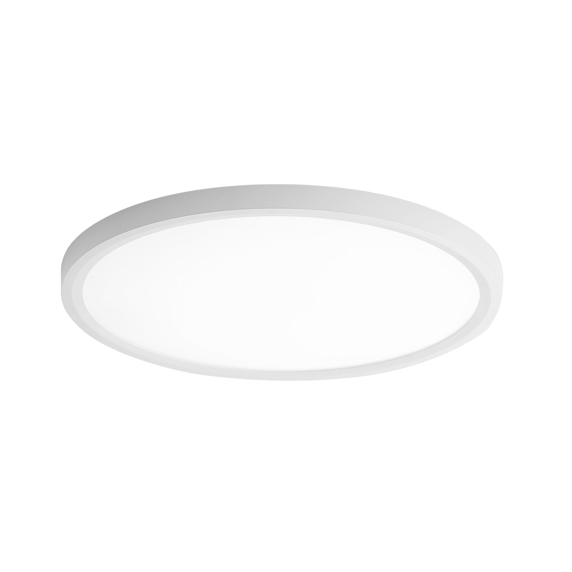 Plafón Faure fabricado en metal color blanco con luz LED