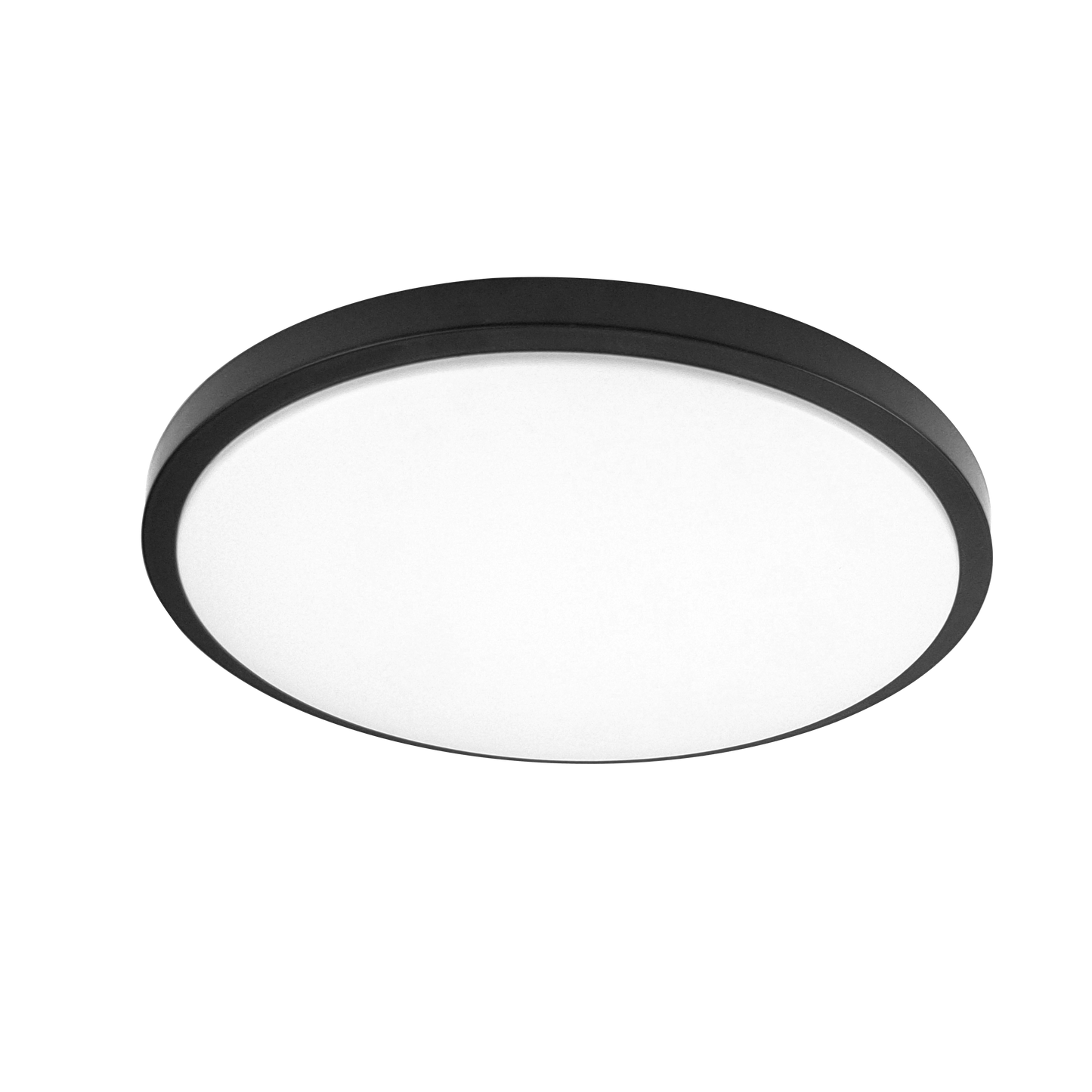 Plafón Kirat fabricado en Metal color Blanco/Negro