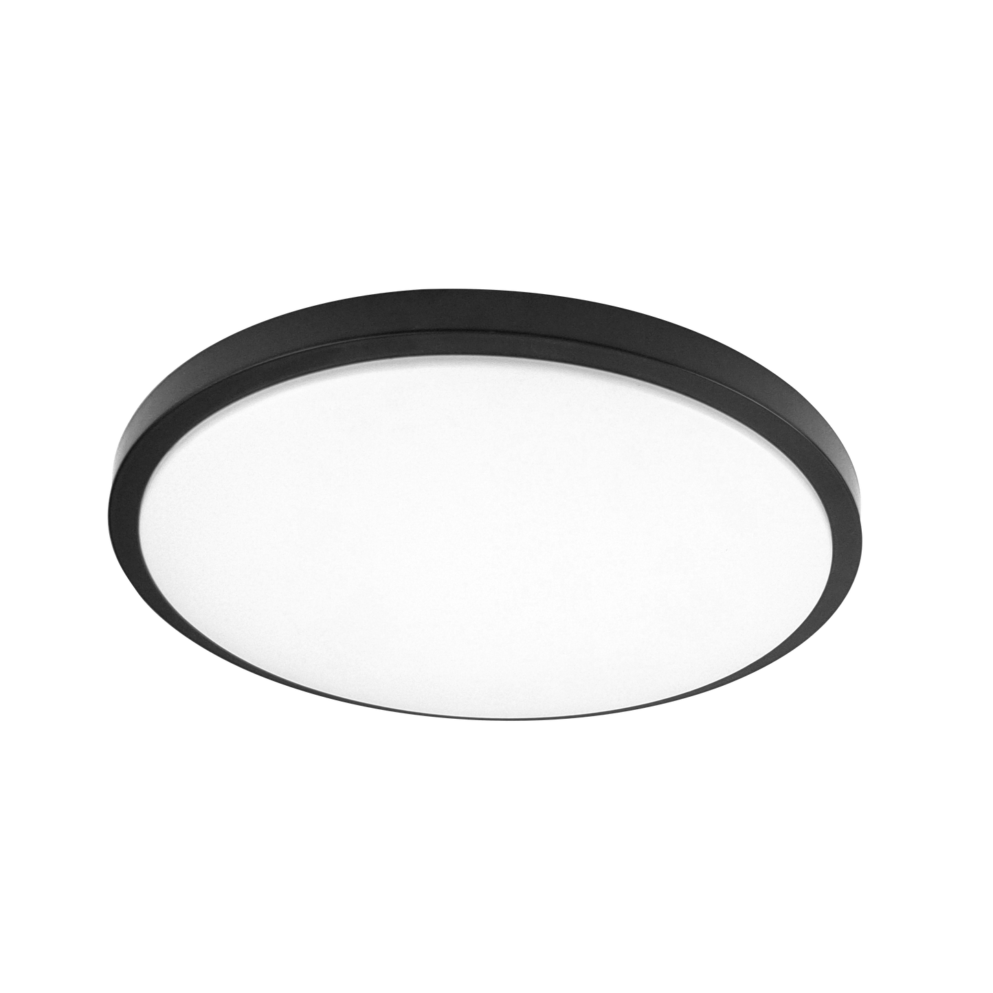Plafón Kirat fabricado en metal color blanco y negro