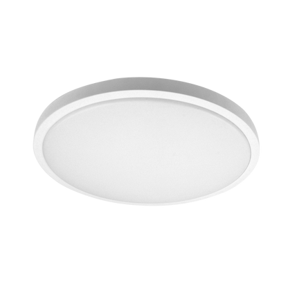 Plafón Kirat fabricado en Metal color Blanco con LED integrado
