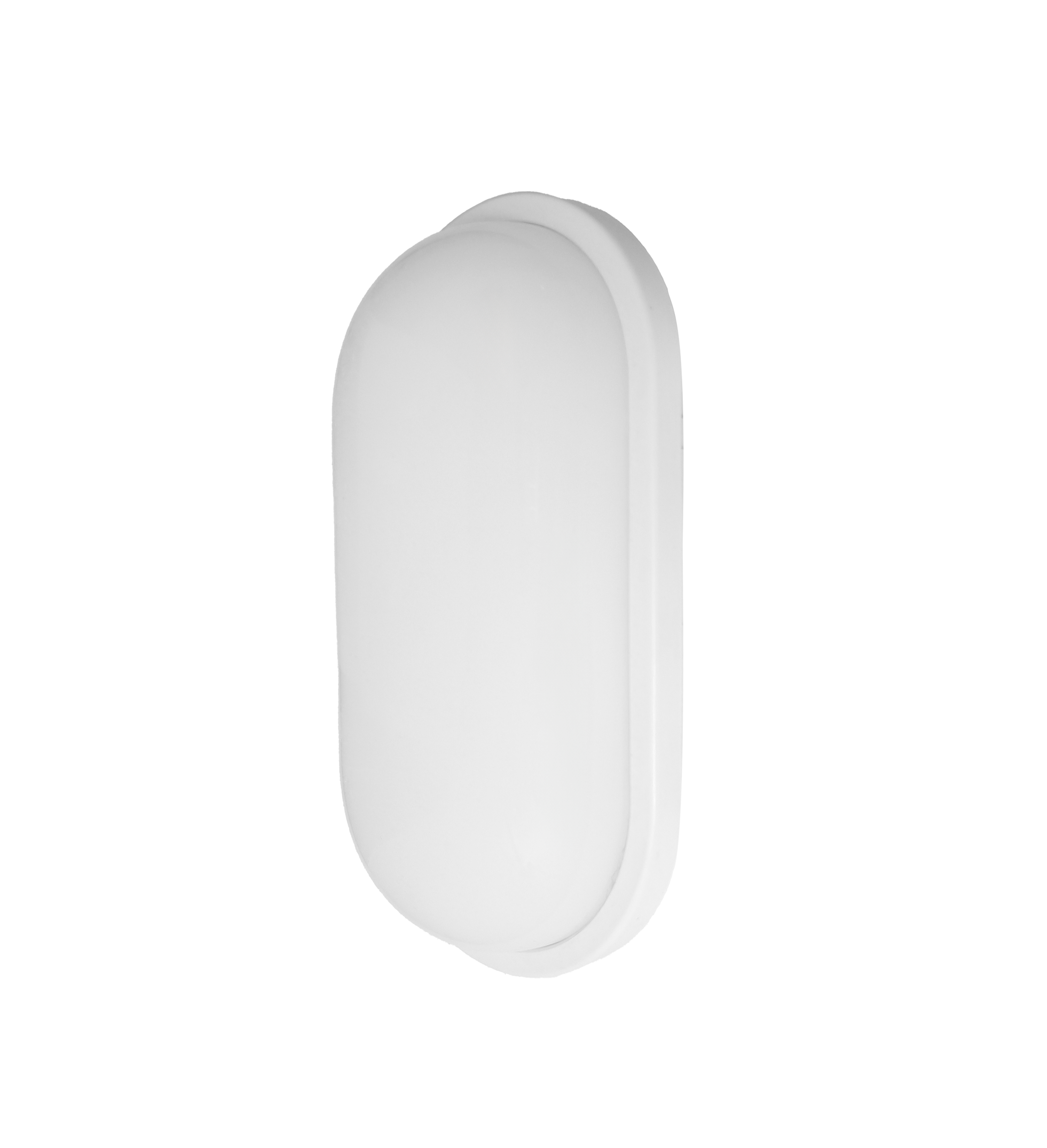 Aplique Pirineo fabricado en metal blanco con luz LED 6500K y protección IP54