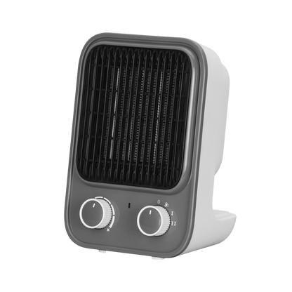 Termoventilador Junco fabricado en Policarbonato color Gris / Blanco