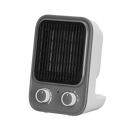 Termoventilador Junco fabricado en Policarbonato color Gris / Blanco