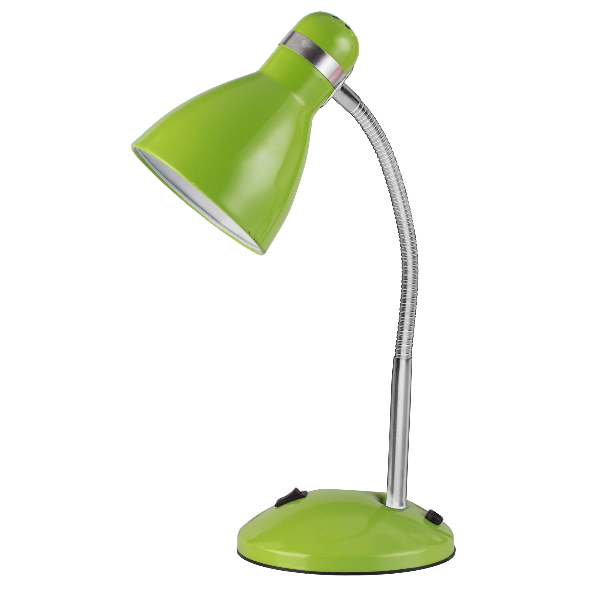 Lámpara de escritorio Lazulita fabricada en Metal color Verde/Cromo