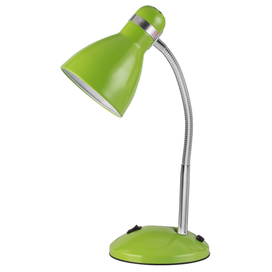 Lámpara de escritorio Lazulita fabricada en Metal color Verde/Cromo