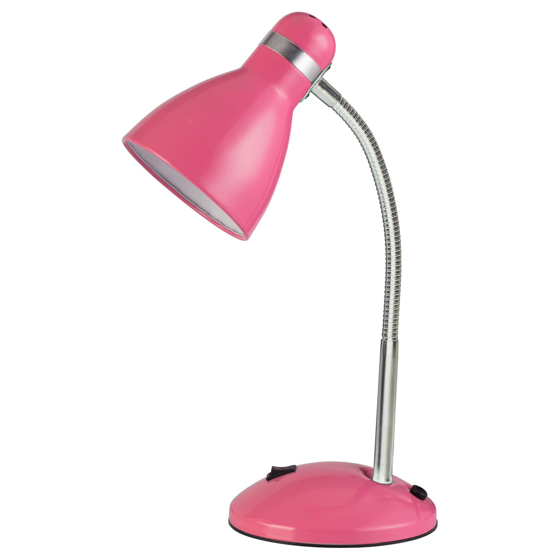 Lámpara Lazulita fabricada en metal color rosa y cromo Fabrilamp / Abrila