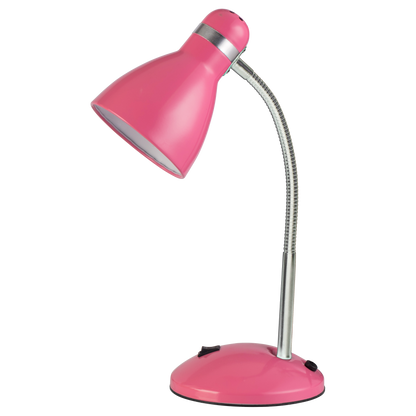 Lámpara Lazulita fabricada en metal color rosa y cromo Fabrilamp / Abrila