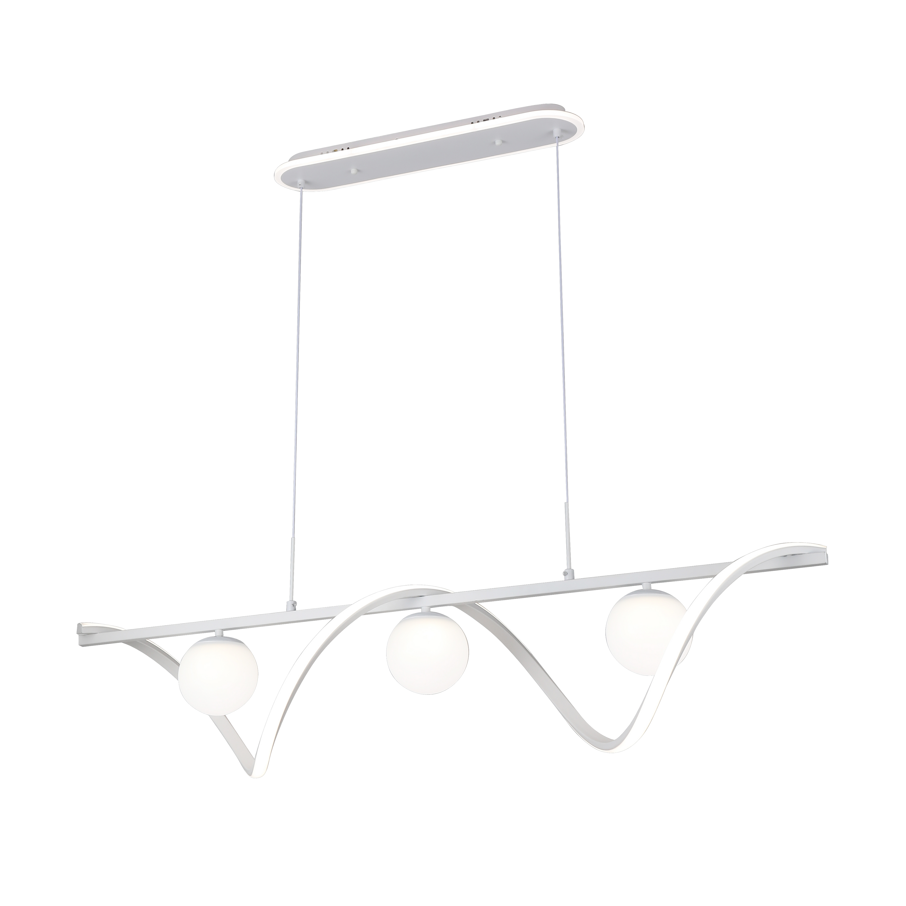 Lámpara colgante LED con luz ambiente integrada y 12590 lúmenes