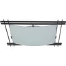 Plafón GRENOBLE vintage cuadrado marrón Interlusa 51x51cm