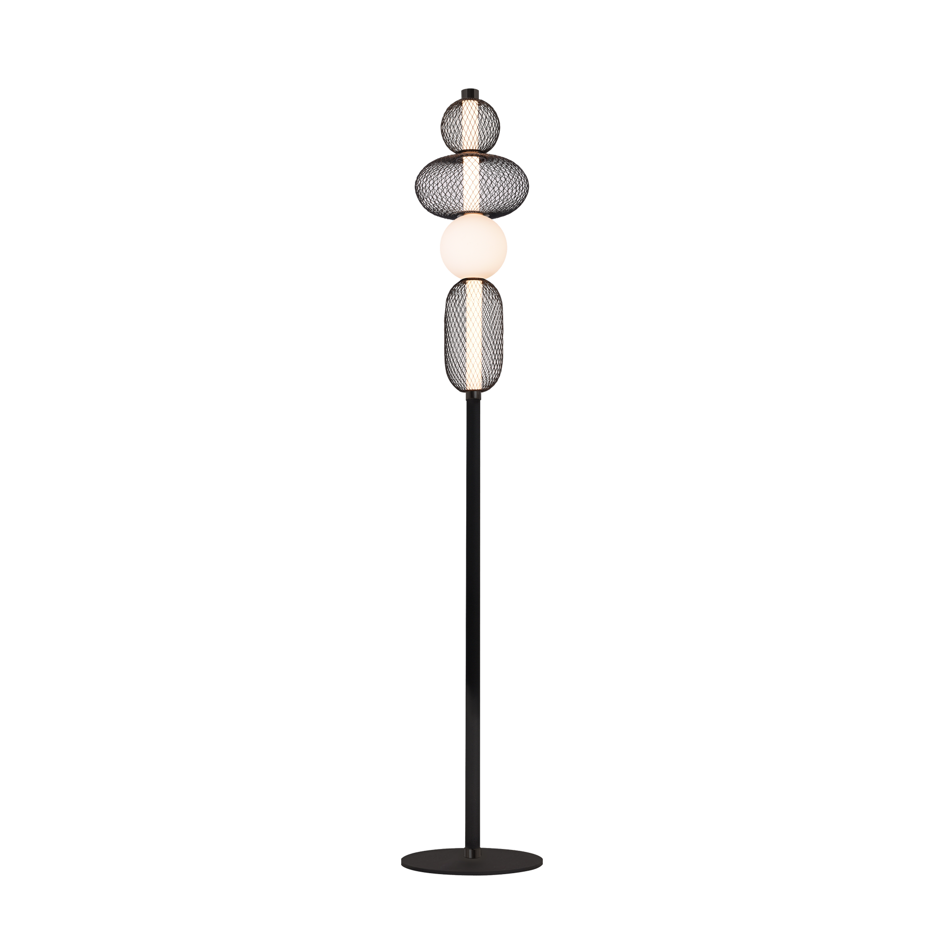 Lámpara de pie con tecnología LED integrada de 20W y 2200 lúmenes