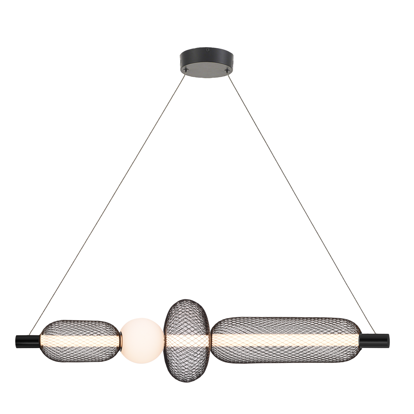 Colgante Mimosa con tecnología LED integrada de 20W