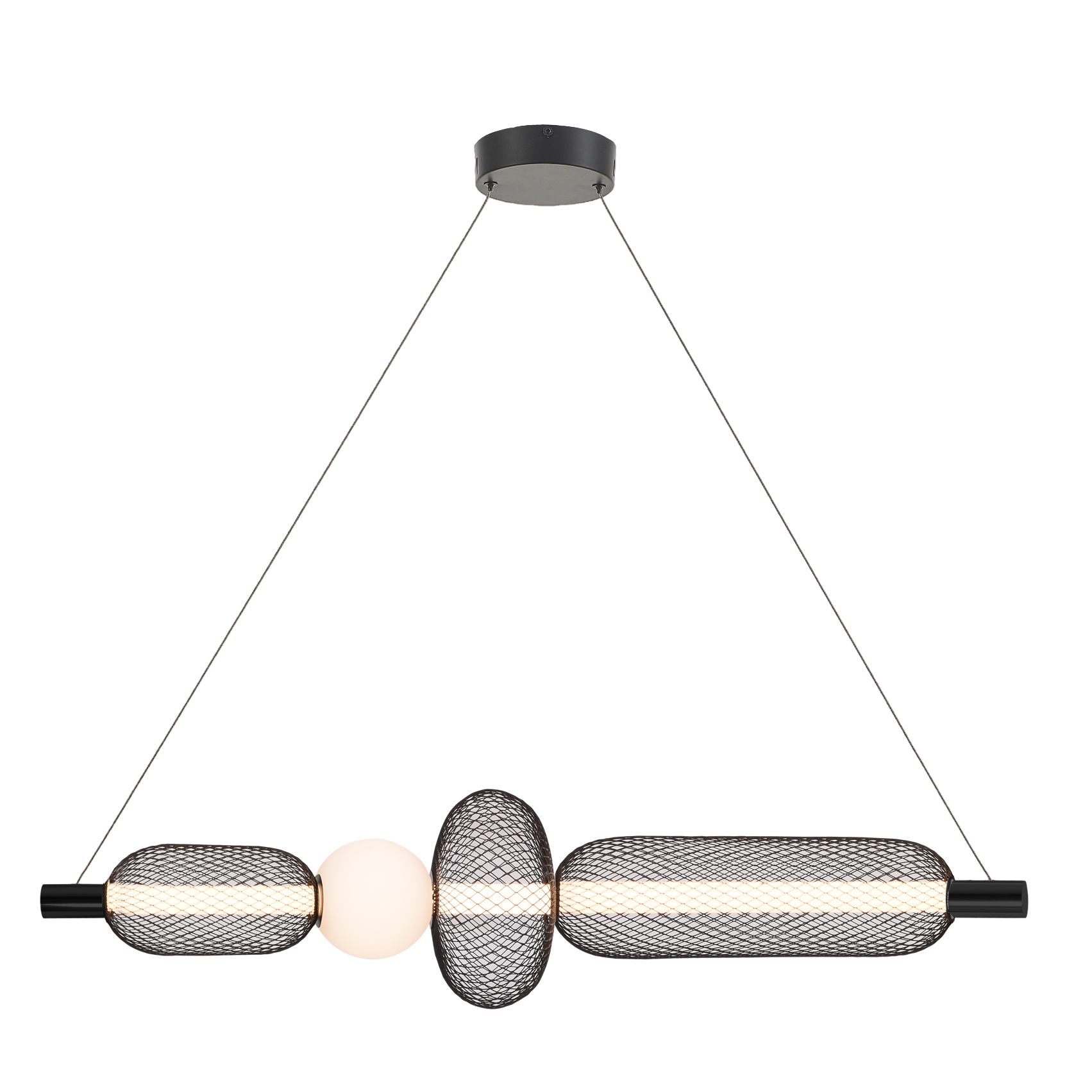 Lámpara colgante LED integrada de 20W con luz 4000k y 2200 lúmenes