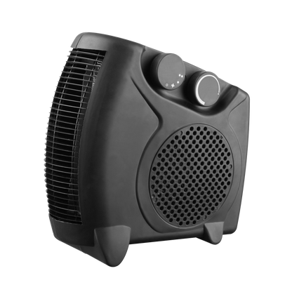 Termoventilador Grato fabricado en Policarbonato color Negro