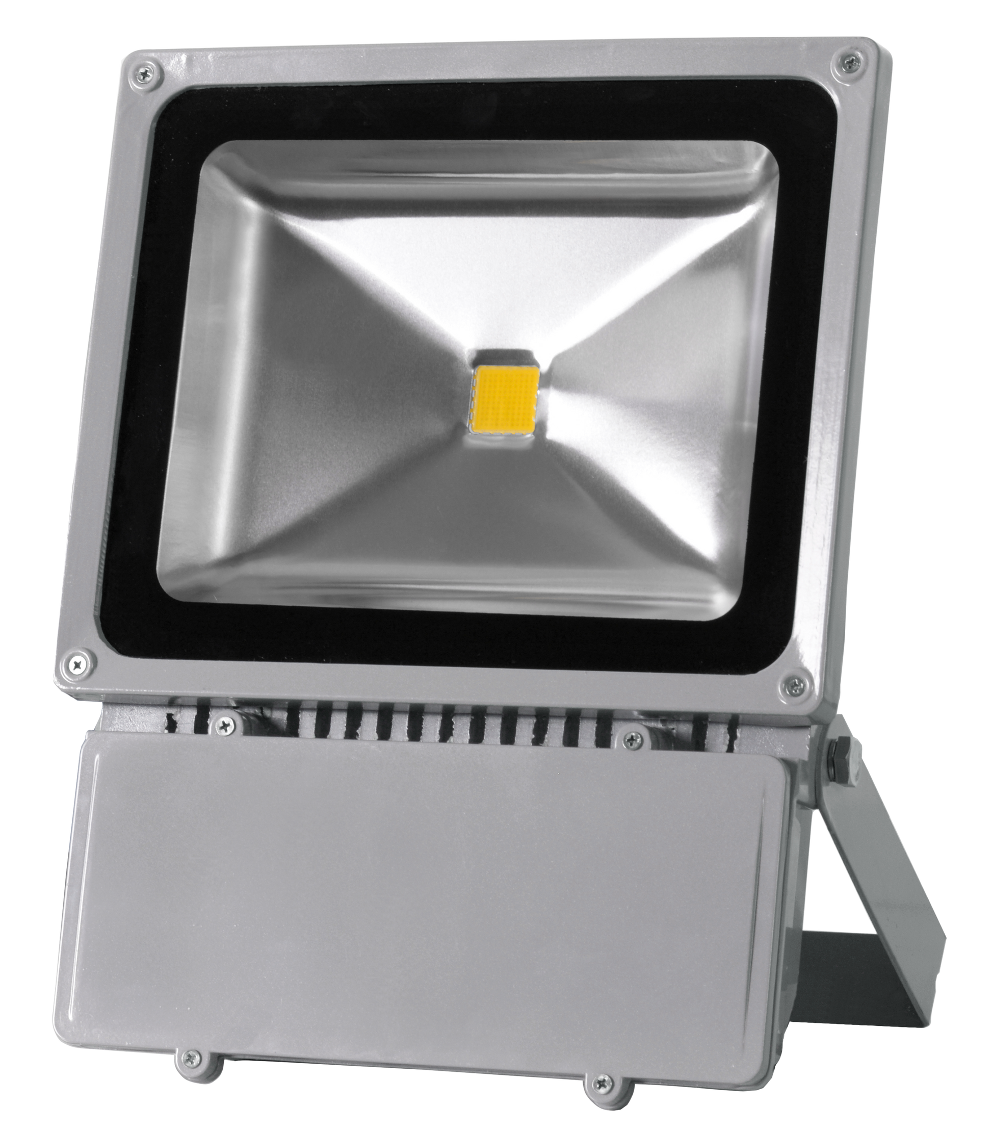 Proyector Tamisa fabricado en metal color Gris, ideal para iluminar jardines y fachadas