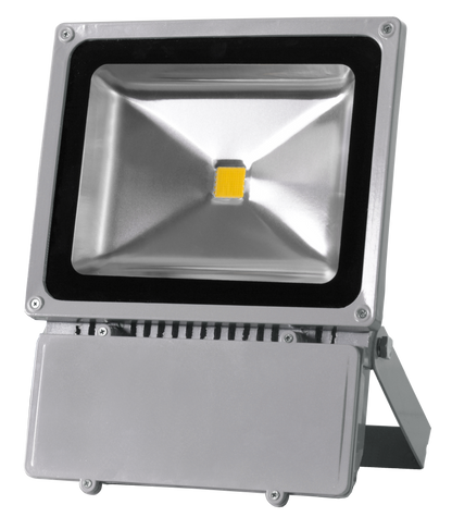 Proyector Tamisa fabricado en metal color Gris, ideal para iluminar jardines y fachadas
