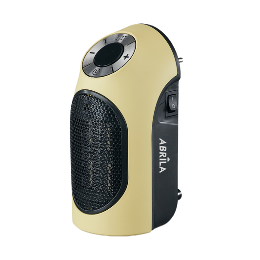 Termoventilador cerámico Golfo fabricado en ABS color Amarillo/Negro