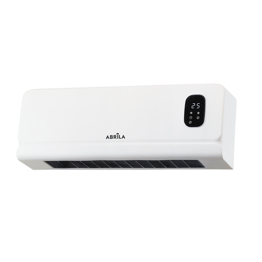 Calefactor split cerámico Taxus fabricado en metal color blanco