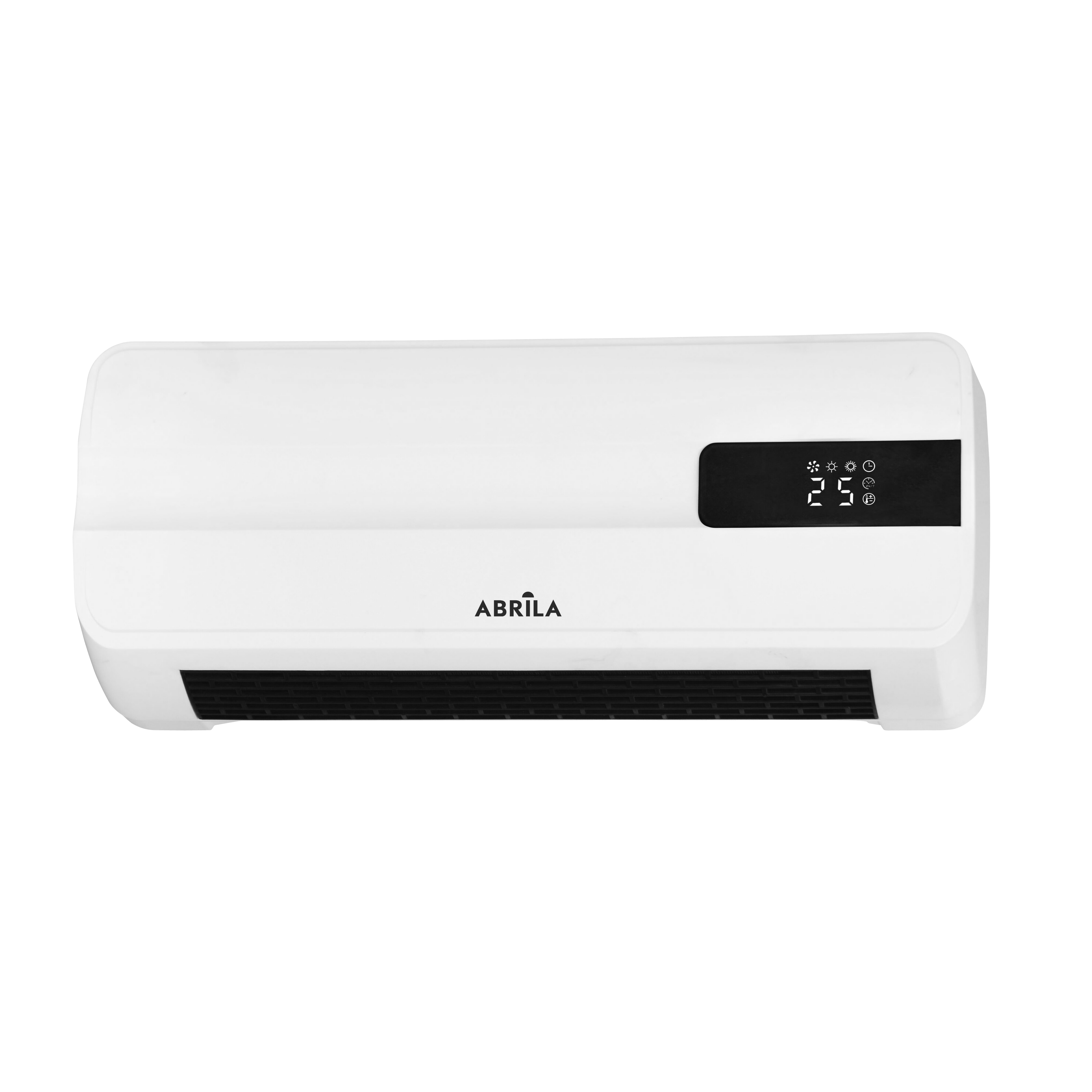 Split cerámico fabricado en metal color blanco con mando a distancia