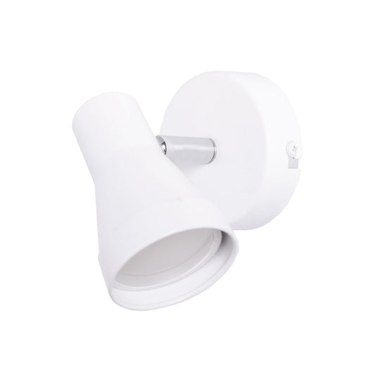 Aplique Leonel fabricado en Hierro color Blanco para bombilla GU10