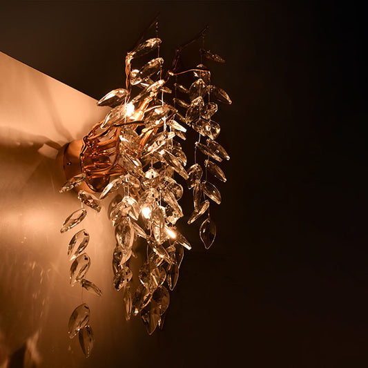 Aplique Sapporo fabricado en Metal color Oro con Cristal