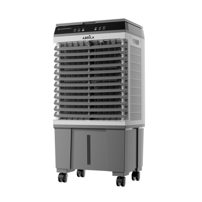 Climatizador HALIBUT fabricado en Metal y ABS/PVC color Gris/Blanco de Fabrilamp / Abrila.