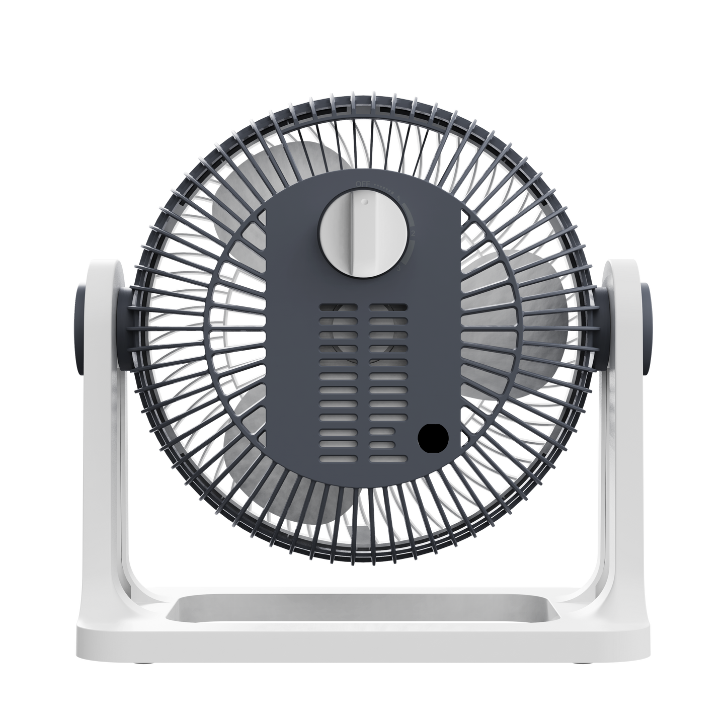 Ventilador de mesa moderno Funchal con 3 aspas de policarbonato